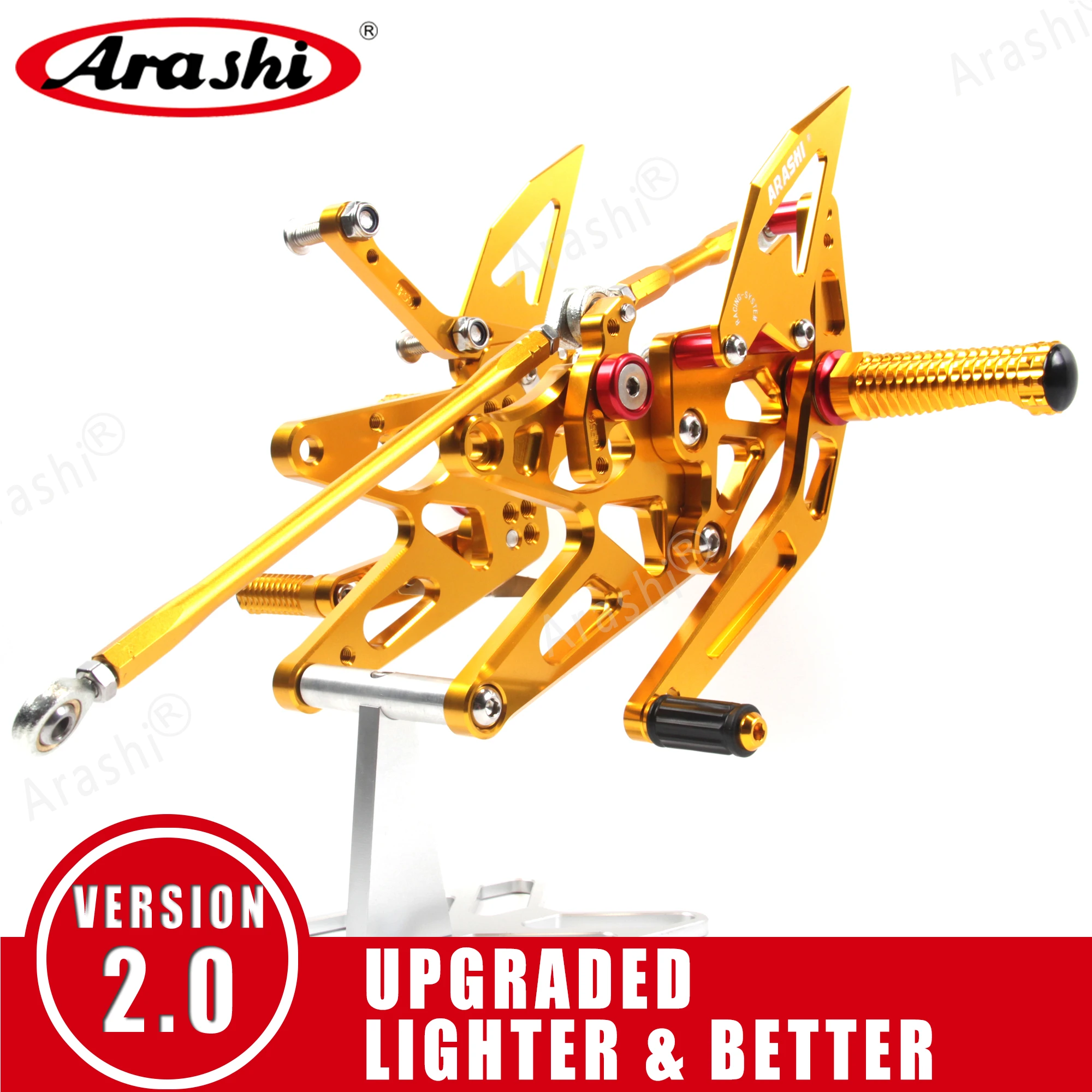 Араши для YAMAHA YZF R1 2005- ЧПУ Регулируемая подножка подножки Rearset для ног YZF-R1 2006 2007 2008 2009 2010 2011