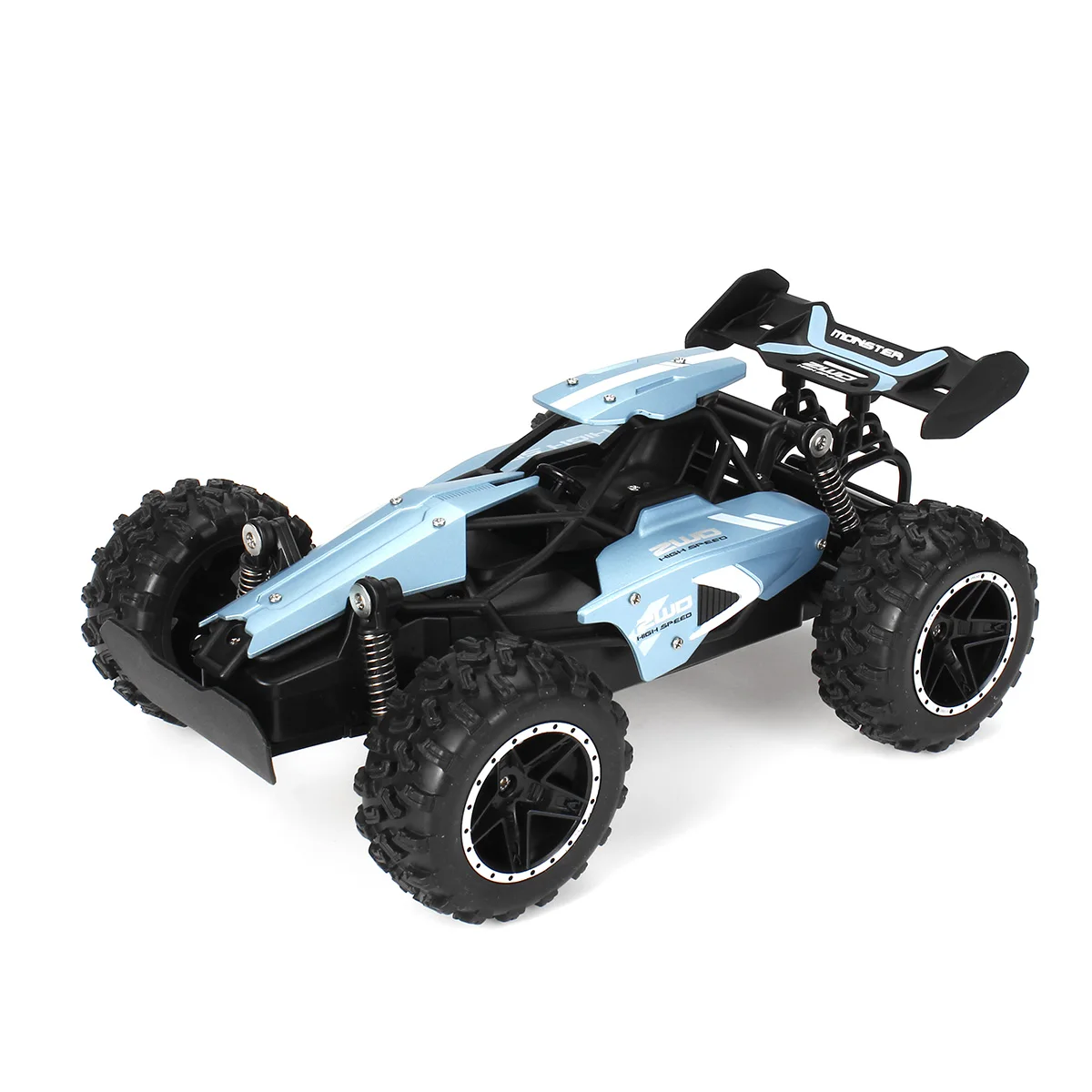 1:18 2,4 г 4WD двухмоторный альпинистский автомобиль RC внедорожный для грузовиков Модель игрушки имитация Подарочная игрушка для детей - Цвет: Синий