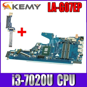 

AKemy For HP 15-DA Laptop Motherboard With SR3LD/i3-7020u/CPU L20373-001 L20373-601 EPK50 LA-G07EP Rev:1.0 100% Working