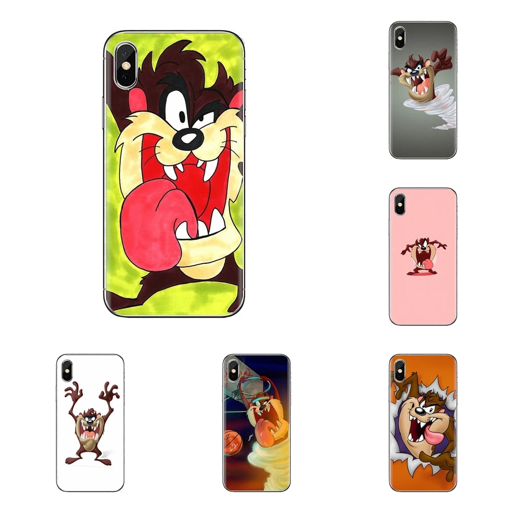 For iPhone XS Max XR X 4 4S 5 5S 5C SE 6 6S 7 8 Plus Samsung Galaxy J1 J3 J5 J7 A3 A5 TPU Silicone Case cute Tasmanian Devil taz |