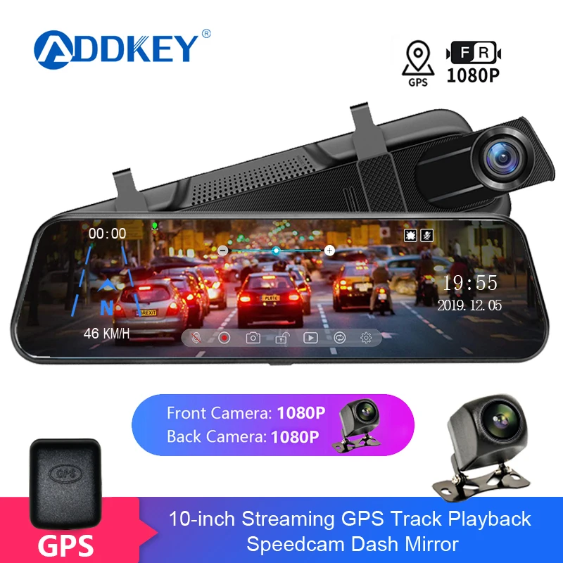 Addkey радар детектор зеркало 3 в 1 dash cam dvr рекордер с антирадаром инструкция