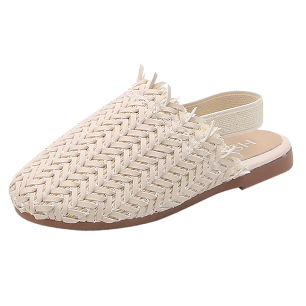 Для малышей; для маленьких девочек и мальчиков; плетеная обувь для принцессы сандалии в стиле ретро; Повседневная обувь; модные детские тапочки; тапки#4