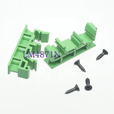 

DHL/EMS 50 pair DIN Rail Mounting feet PCB Support ~ C45 35mm Screw Terminals Socket Base -d2
