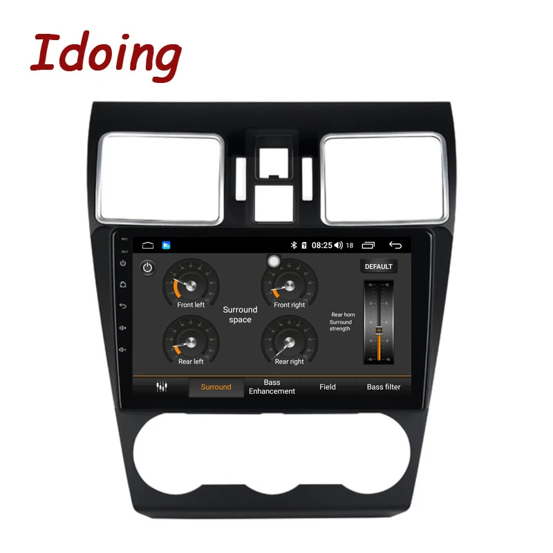 Idoing 9 &quot2.5D QLED IPS DSP автомобильный Android Авто радио GPS мультимедийный плеер головное