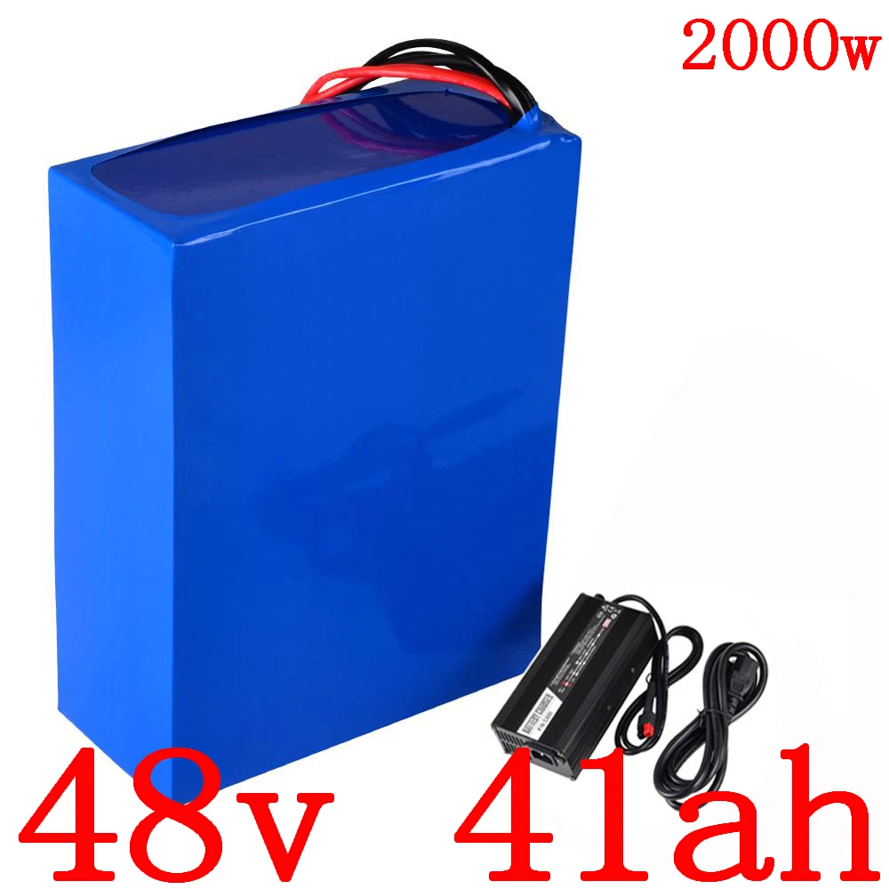48V 1000W 1500W 2000W литиевая батарея для электровелосипеда 48В 40AH аккумуляторный отсек для электрического велосипеда 48V 40ah литий-ионного аккумулятора электроскутера