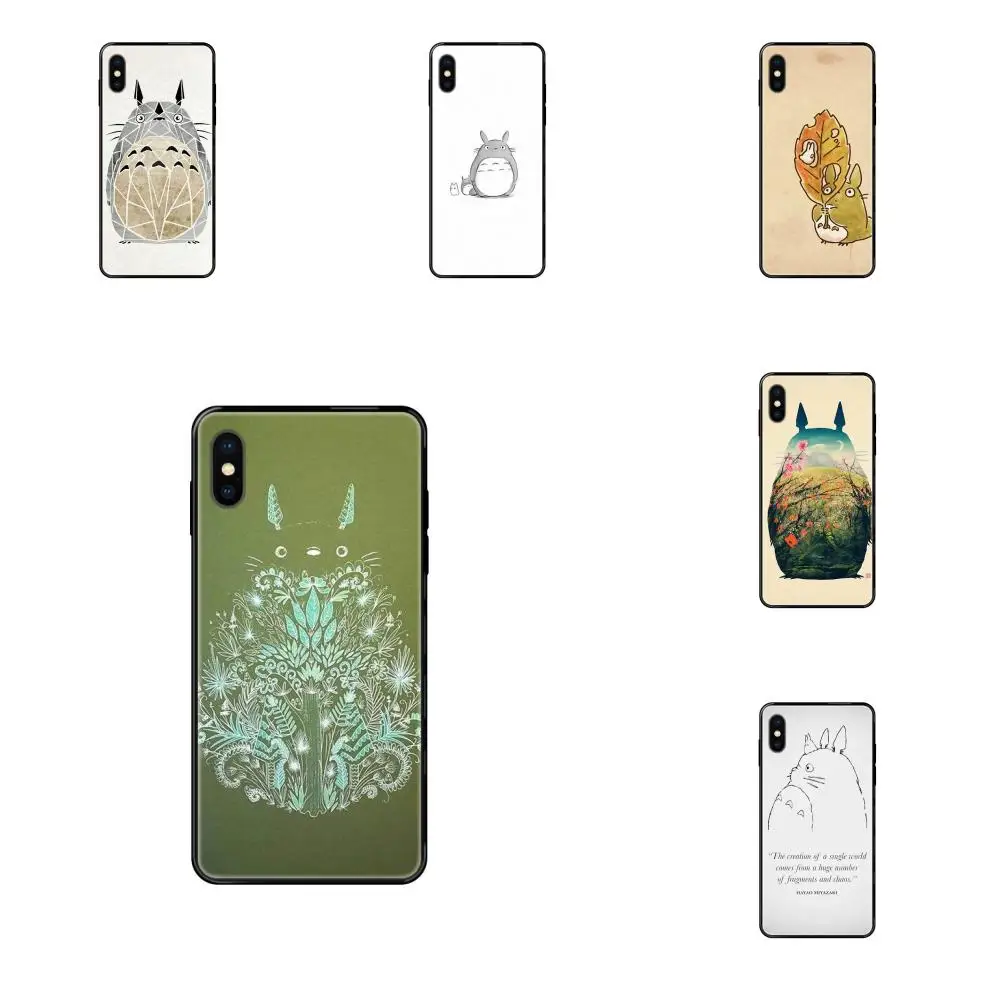 Cute Cartoon Totoro For Apple iPhone 11 12 Pro XS Max XR X 8 7 6 6S Plus 5 5S SE Painted Cover Colourful Style Design Phone Case Cute Cartoon Totoro For Apple iPhone 11 12 Pro XS Max XR X 8 7 6 6S Plus 5 5S SE Painted Cover Colourful Style Design Phone Case