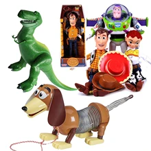 Экшн-игрушка история разговора древесный и Джесси Базз Лайтер Рекс и собака Спиралька Фигурки игрушки для детей на день рождения рождественские подарки