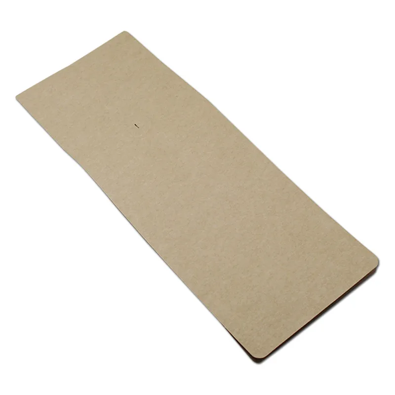 9x24cm Brown 30 шт Открытый верх крафт-бумага матовый черный белый алюминиевая фольга кофе в зернах упаковка боковая Gusset сумка стоячий мешок с вентиляционным клапаном - Цвет: 9x24cm Brown