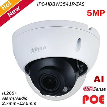 

Dahua 5MP Lite AI IR Vari-focal Dome Network Camera IP 1/2.7 CMOS SMART H.265+ IR 40m Rotation Mode Alarm Audio Support POE