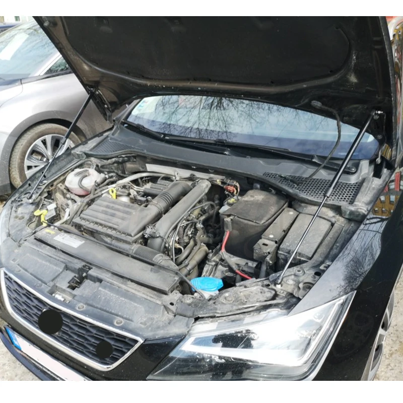 Für SEAT Leon 2012-2019 MK3 Auto Haube Abdeckung Frühling Gas Lift