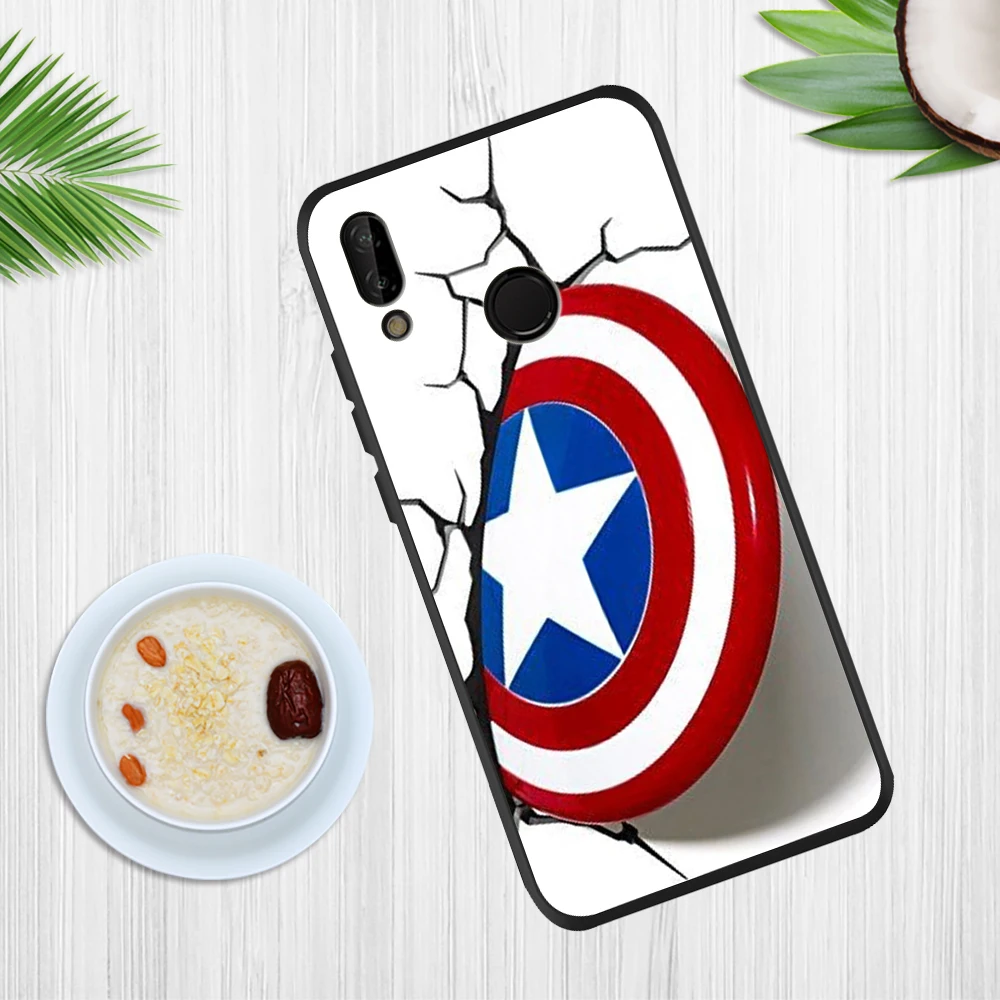 С героями комиксов Марвел, с принтом в виде Человека-паука, huawei P8 P10 P20 P30 Коврики 10 20 Honor 8 8X 9X 8C 9 V20 30 10 Lite Plus Pro Чехол для телефона чехол coque из мягкой кожи