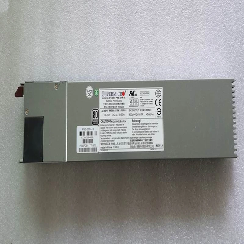 Блок питания для Supermicro 500W блок питания PWS-501P-1R