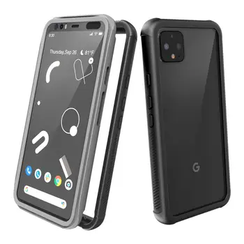 

For Google Pixel 4 XL case life water Shock Dirt Snow Proof Protection With Touch ID for Pixel 4 XL 6.3inch Case Cover