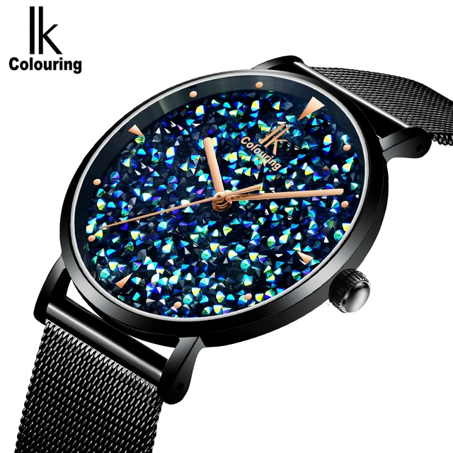 Luxury Glittering Dial Female watches