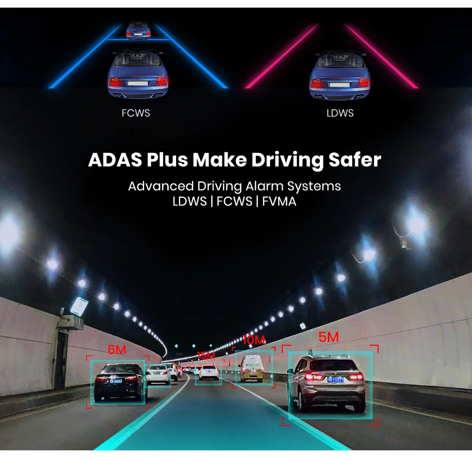 Anfiite 4G Автомобильный видеорегистратор Камера ADAS Android Авто Регистрация с gps