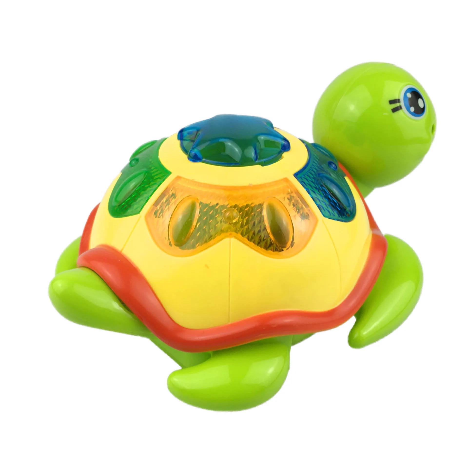 

Hot Selling Street Vendor Electric Lay Eggs Turtle Electric Universal Light Educational Cartoon Toys Turtle