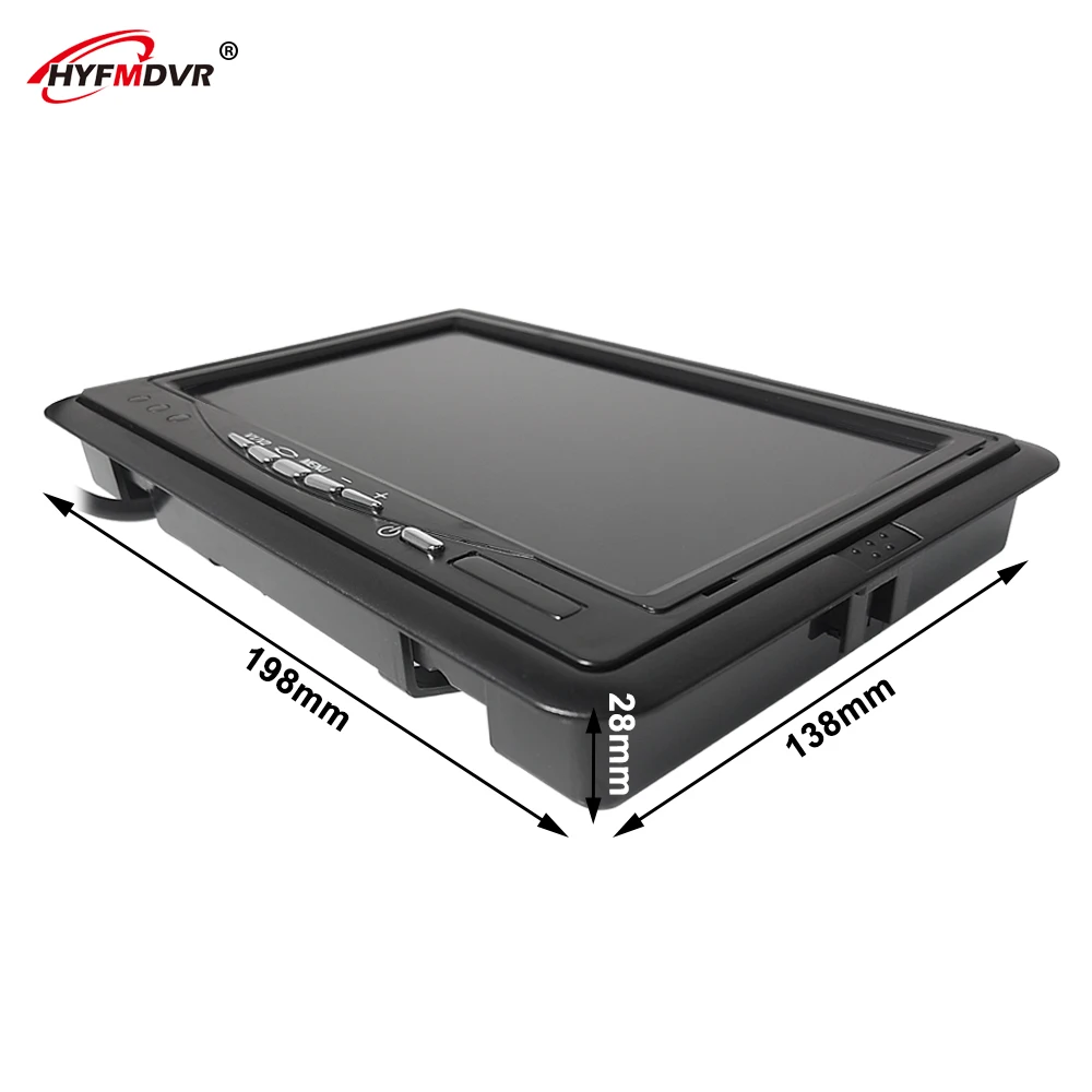 HYFMDVR " монитор 800(RGB)* 480(пиксель) фиксированный кронштейн или фиксированное Крепление Шасси
