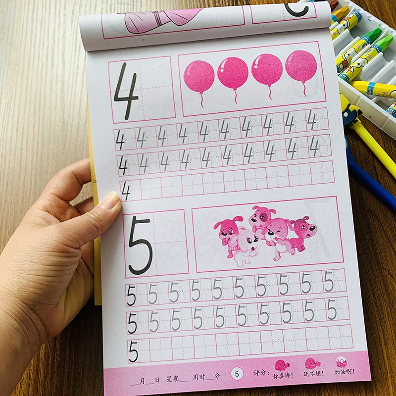 

Kids Children Writing Practice Learning School Students Beginners Educational Handwriting Chinese Daily Training Plus Book