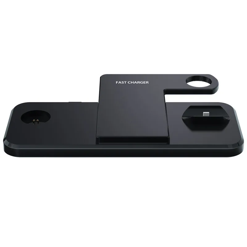 Carregador sem Fio com Ventilador para Iphone Estação para Airpods Pro Max Carregamento Rápido Samsung S10 s9 8 Doca Apple Relógio 15w qi xs 12 11 9 Carregadores sem Fio