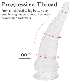 Anal Sex Toys/Plug/Dilator Octopus Dildo Sucker Butt Plug Bunny Tail Adult Goods For Men Women Prostate Massager Buttplug 3