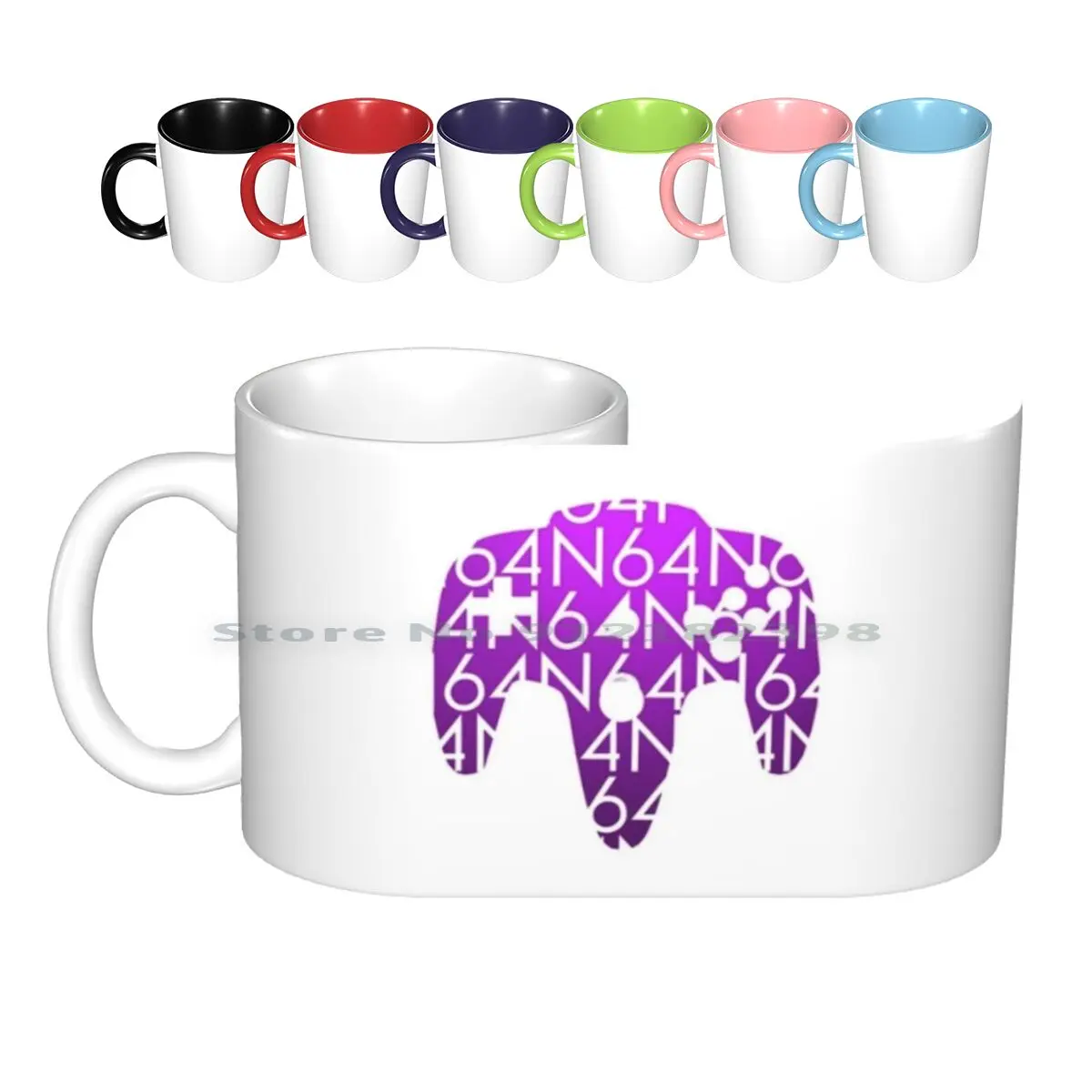 N64 Tazze In Ceramica Tazze Da Caffè Tazza Da Tè Al Latte 64 Super Smash Bros Brother Fox Falco Sheik Canadian Ssb Sbb Sbbm Smash 4 Smash Per