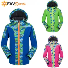 Детские Лыжный Спорт Детская куртка ветронепроницаемая Водонепроницаемая теплая куртка для мальчиков и девочек зимние длинные Jaxket Лыжный спорт и одежда для занятий сноубордингом