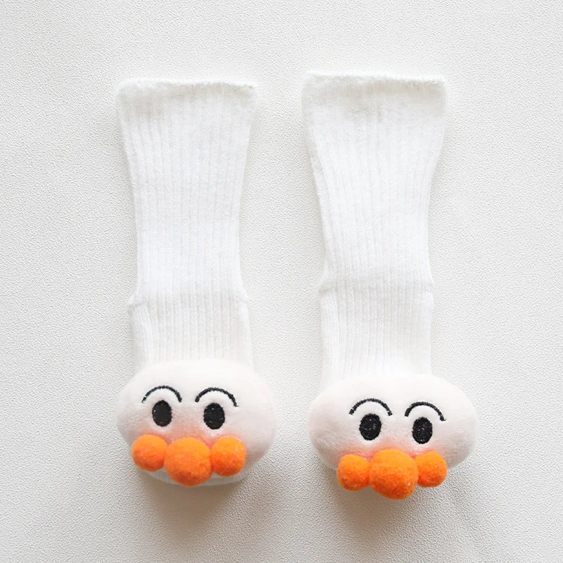 new Autumn Baby Cartoon Non-slip Floor Socks Cotton Cute Japan Style Toddlers Kids Walk Socks 0-3y