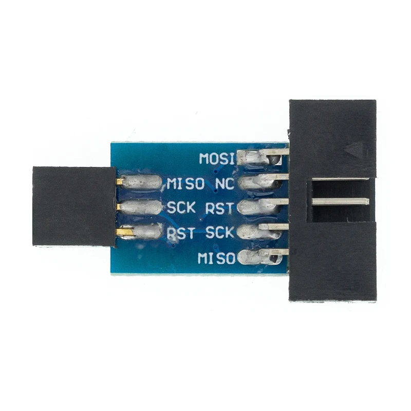 Программатор USB ISP ASP ATMEGA8 ATMEGA128 с поддержкой Win7 64K 10Pin на 6 Pin 1 шт.|avr programmer|usb ispisp programmer