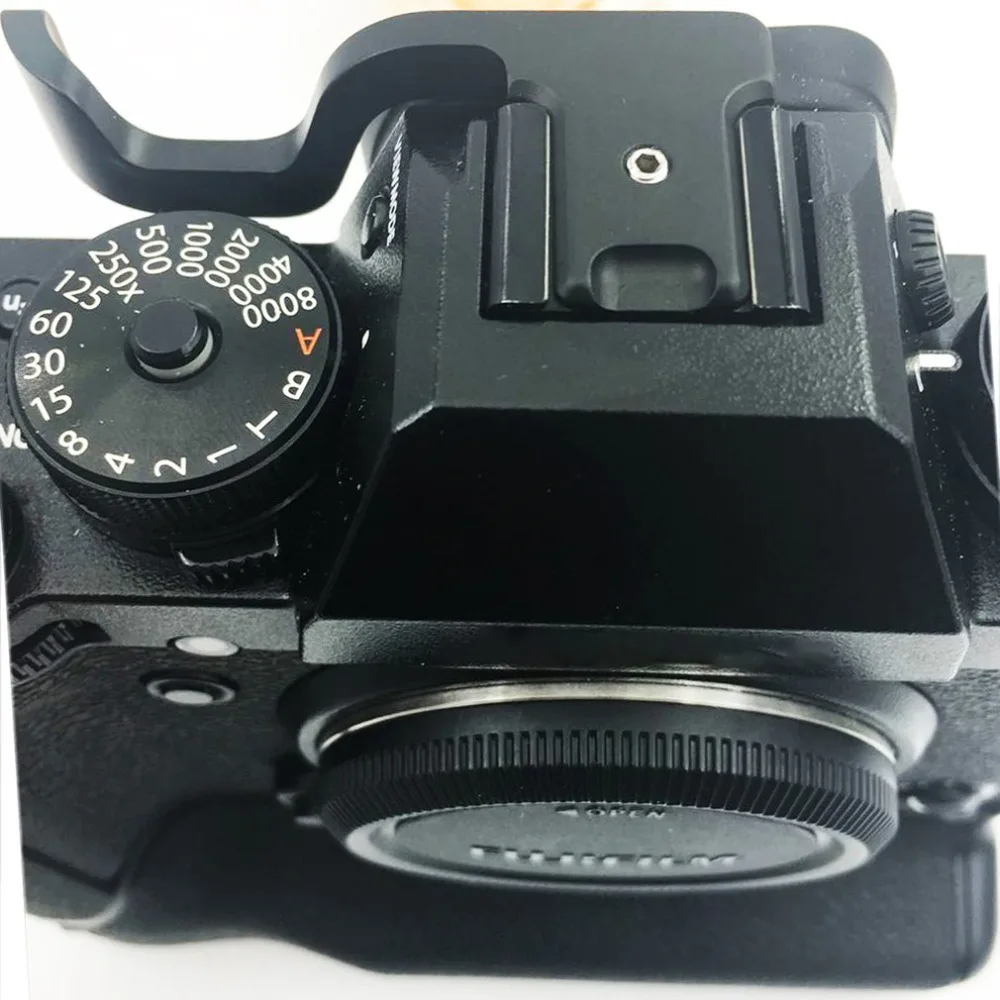 Металлический алюминиевый короткий захват для Fujifilm XT1 XT2 X-T1 X-T2 камеры черный горячий башмак держатель кронштейн