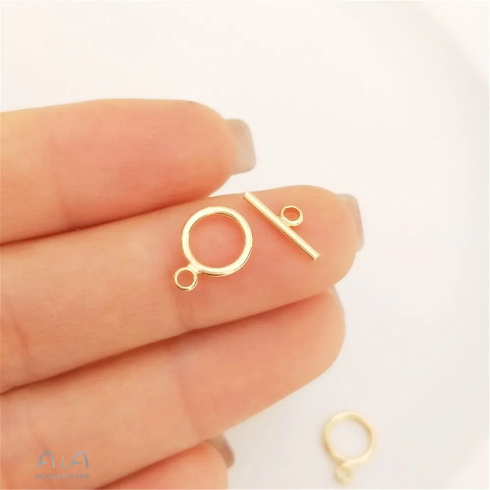 

9mm mini OT buckle 14K Gold Filled o-word chain end buckle DIY bracelet necklace connection accessories