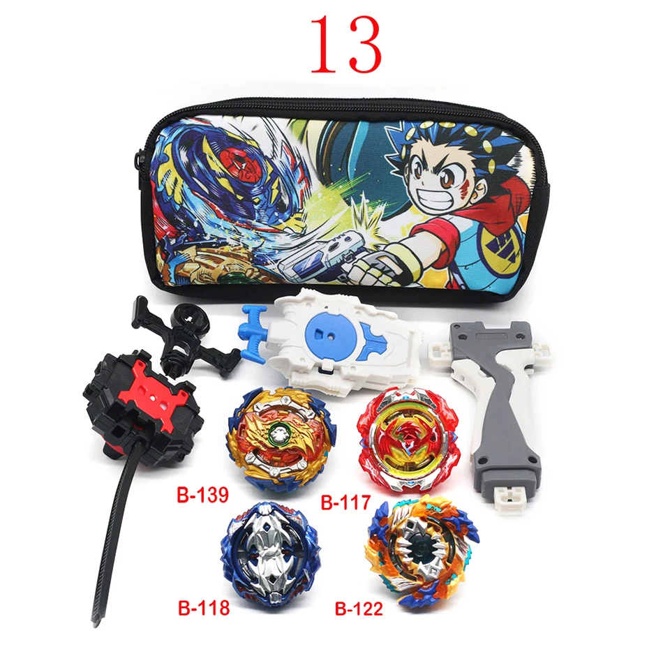 Beyblade Burst с пусковым устройством новая Гироскопическая игрушка и мультяшная Детская сумка для хранения игрушек Beyblade Подарочный металлический 4d на день рождения ребенка