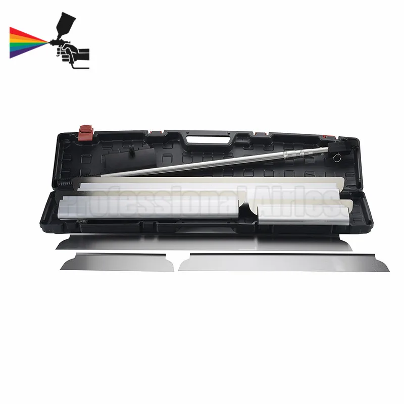 Skimming Blade Set 12&ldquo; 22" 32" with 32"-78" Extendable Handle Spatula for Wall Tools European Stainless Steel Skimming Knives
