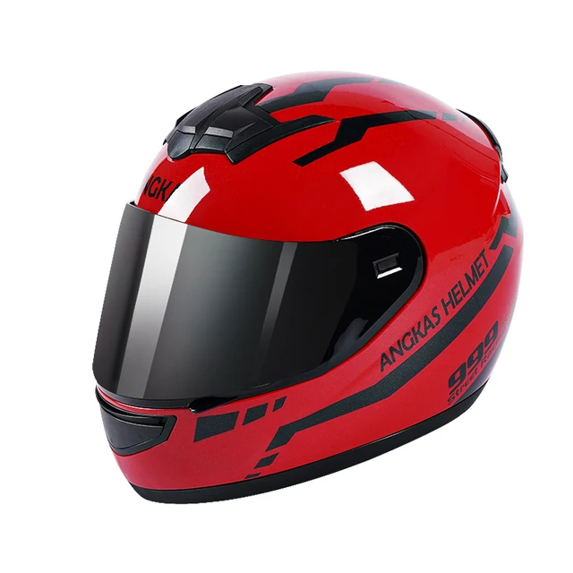 Angkas casco moto moda casco integrale fresco e aerodinamico ABS + PC  accessori moto persone applicabili donne/uomini|Helmets| - AliExpress