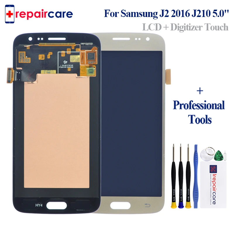 ЖК-дисплей AMOLED для Samsung Galaxy J2 2016 дисплей J210 J210F сенсорный экран дигитайзер в сборе |