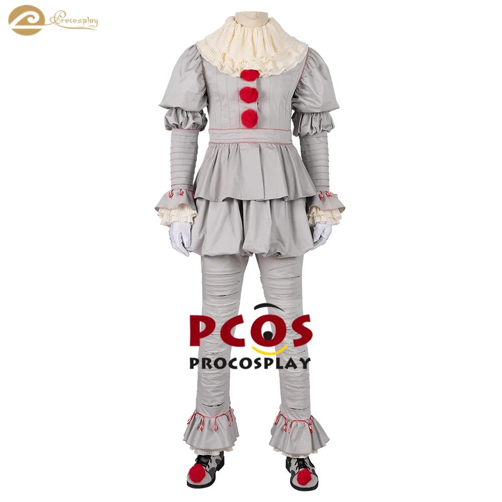 Pro cosplay It Chapter Two супер натуральное создание клоун Pennywise наряд косплей костюм для мужчин mp005123