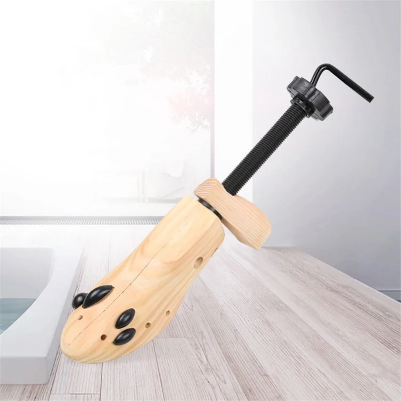 

Shoe Stretcher Wooden Shoes Shaper Rack Adjustable Wooden Shoe Stretchers Flats Pumps Boots Expander