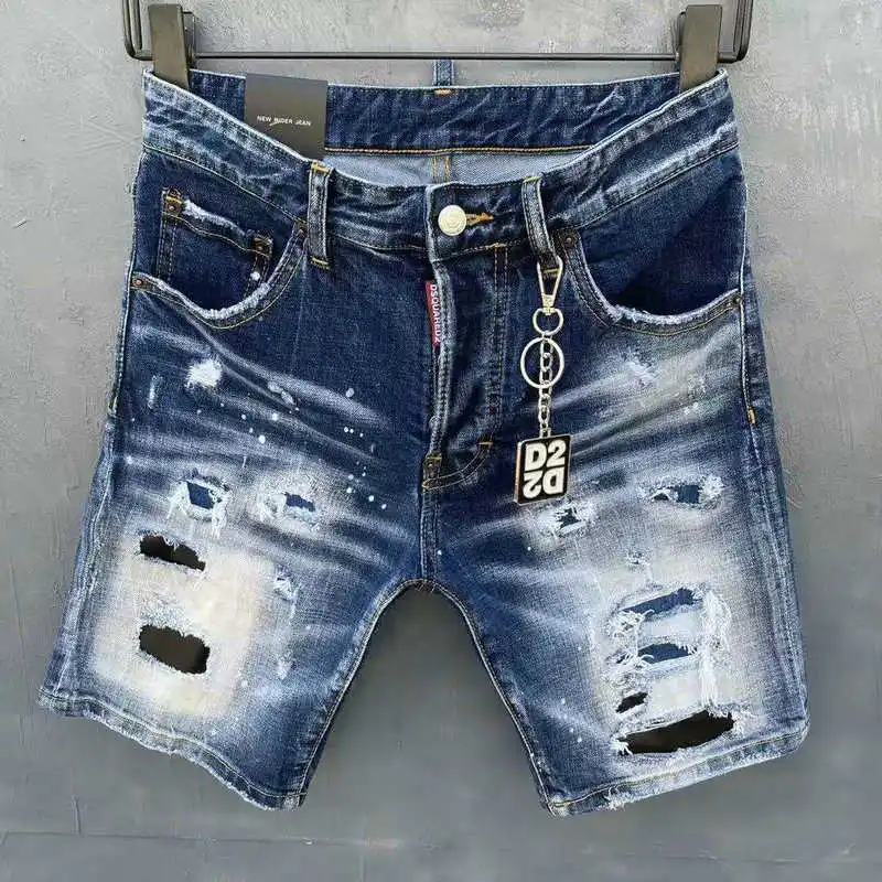 Denim Shorts Fashion Washed 