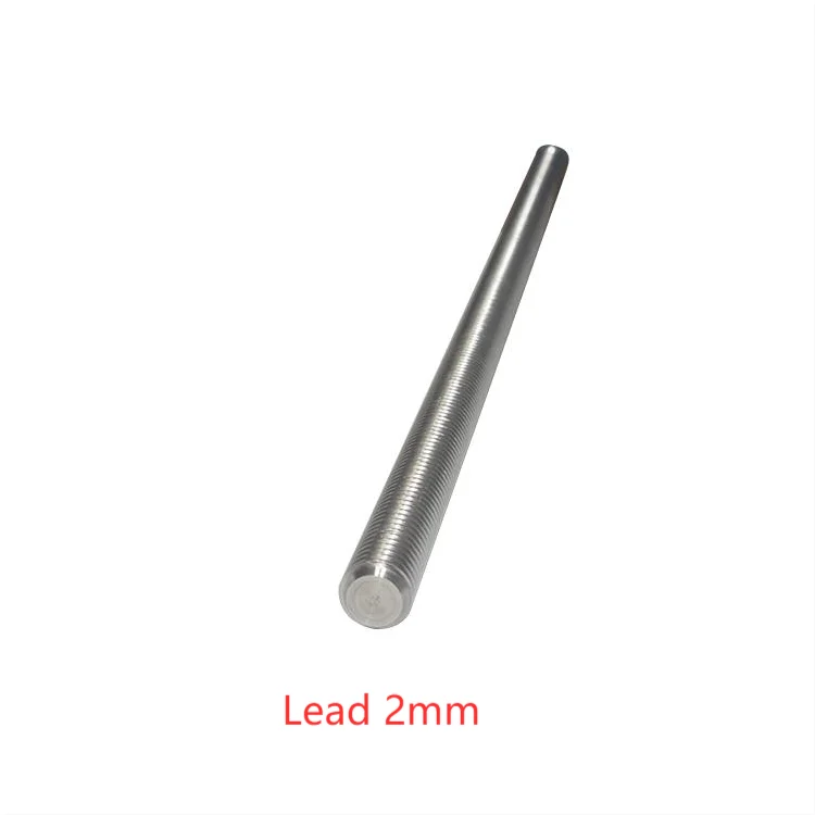 304 stainless steel T12 screw length 500mm lead 2mm 3mm 8mm trapezoidal