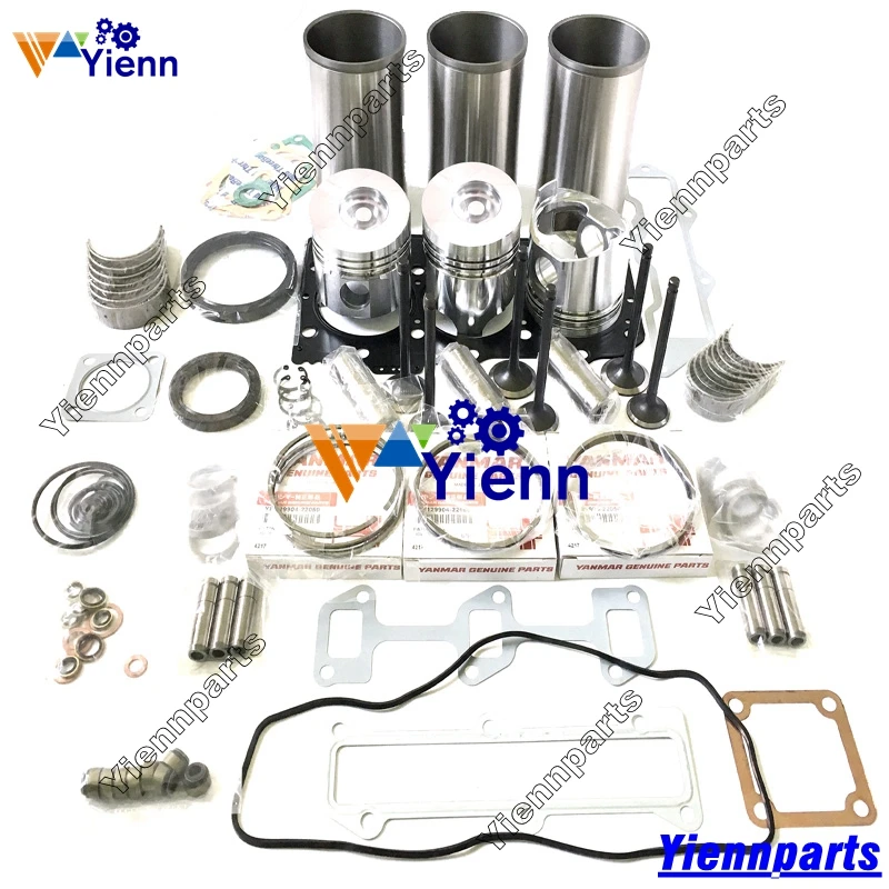 Fits Yanmar 3TNE88 3TNV88 3D88E Engine Overhaul Gasket kit