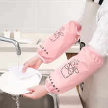 Водонепроницаемые манжеты противообрастающие нарукавники для взрослых в Корейском стиле Мультяшные милые длинные кухонные маслостойкие рукава кепки для дома и офиса Ha