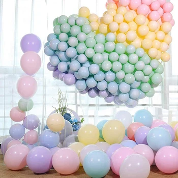 

10/50pcs 10inch Latex Macaroon Balloons pearl graduacion Birthday Decoration Kids baby shower Balloon Party Wedding Accessories