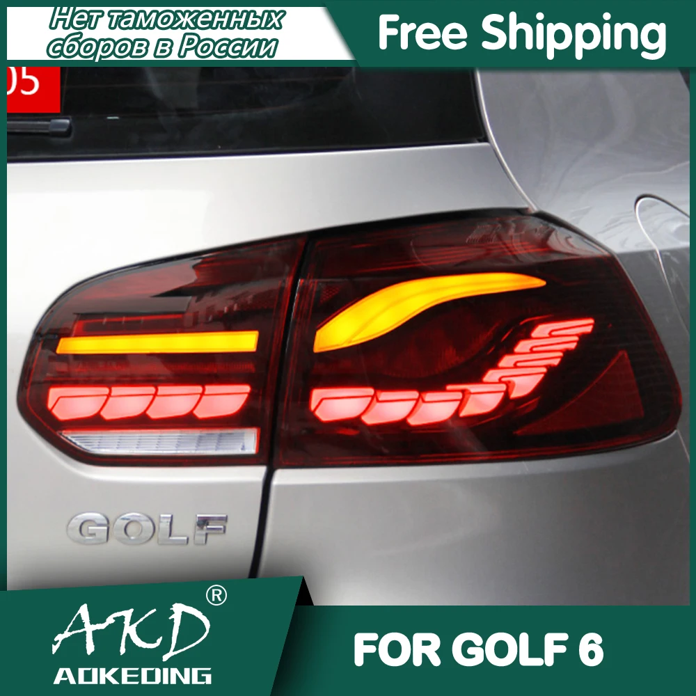 Tail Lights For Vw 20092012 Golf 6 R20 Drl Daytime Running Lights Tail