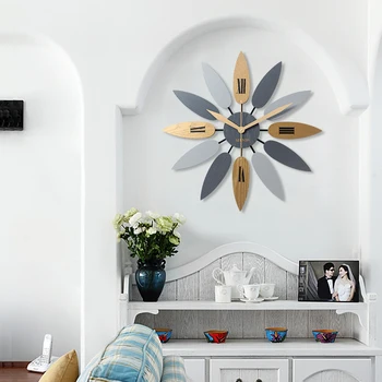 

Creative Outdoor Silent Wall Clock Electronic Living Room Wall Clock Nordic Large Creative Reloj De Pared Vintage Wall Watch