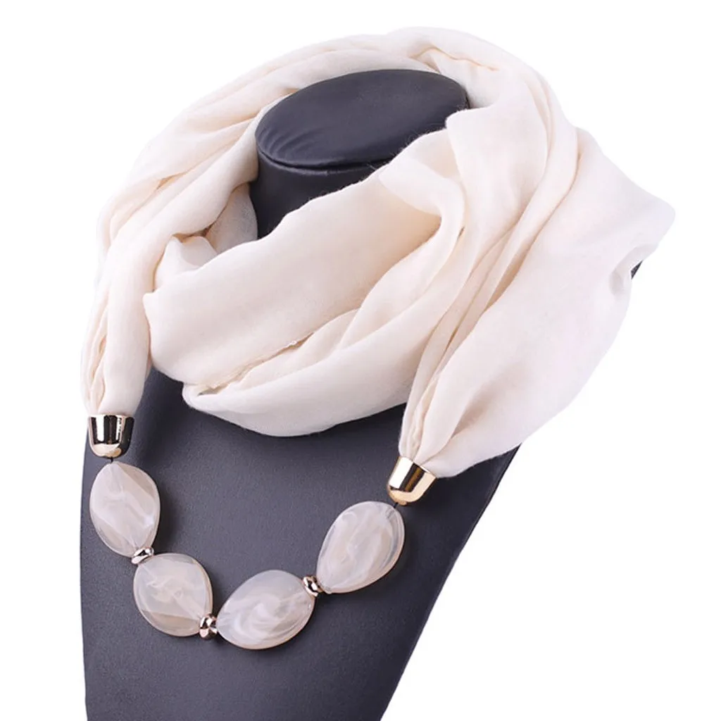Женское ожерелье шарф хлопок льняная коробка для ожерелья этнический мягкий шарф модная женская шаль драгоценность Аксессуары для шарфа