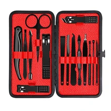 10/15/16 шт. маникюр кусачки для ногтей педикюр набор Портативный путешествия гигиенический набор Нержавеющая сталь кусачки для ногтей набор инструментов