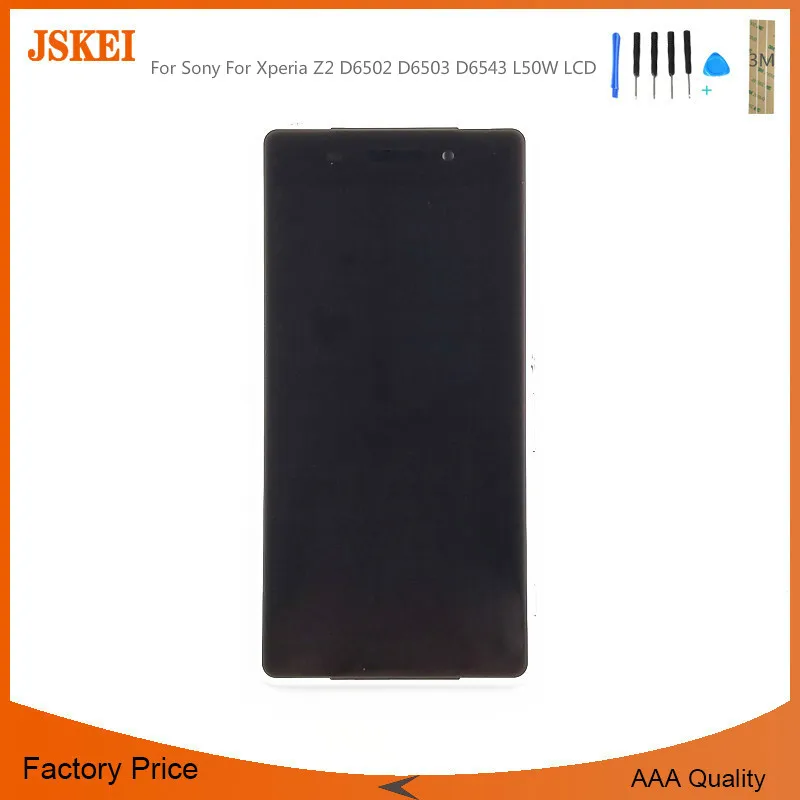 5 2 дюймовый 3G для Sony Xperia Z2 D6502 D6503 D6543 L50W ЖК дисплей с кодирующий преобразователь