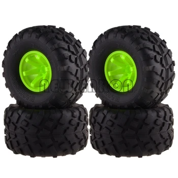 

NEW ENRON 4P Wheel Rims Hub & 132MM Tires Tyre Fit For RC Car Monster Truck Climbing 1/10 Tamiya HSP HPI Kyosho NANDA REDCAT