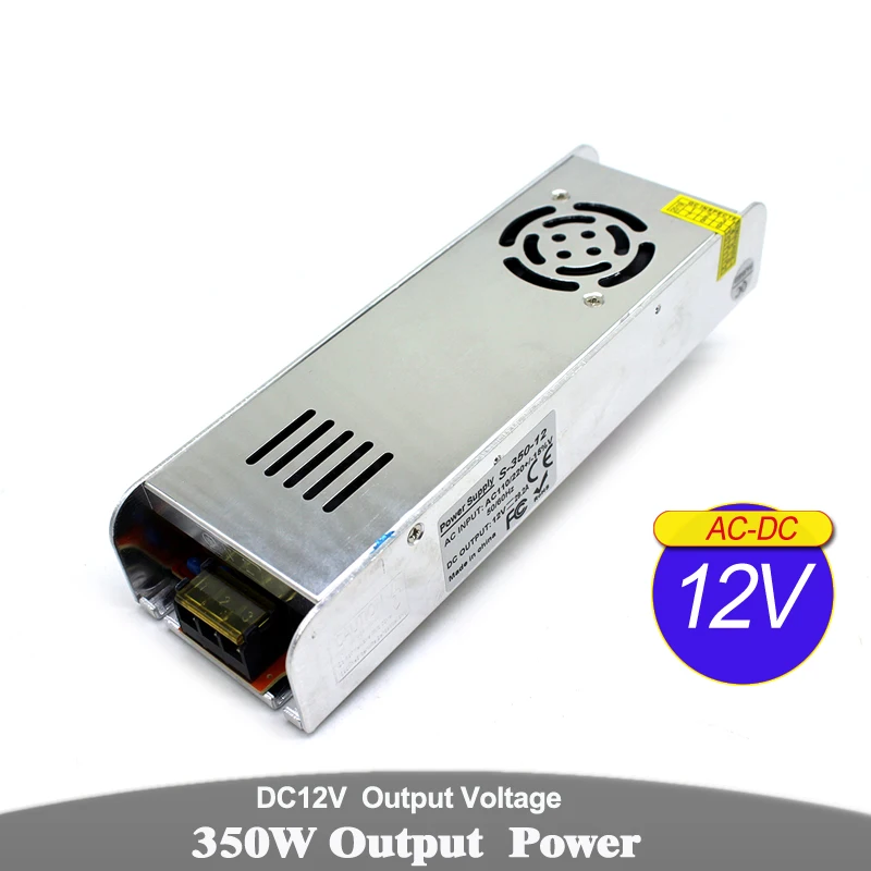 Переменный светильник ing Transformers DC12V 48W 60W 72W 100W 120W 150W 180W 240W 250W 300W 350W 360W 12V DC источник