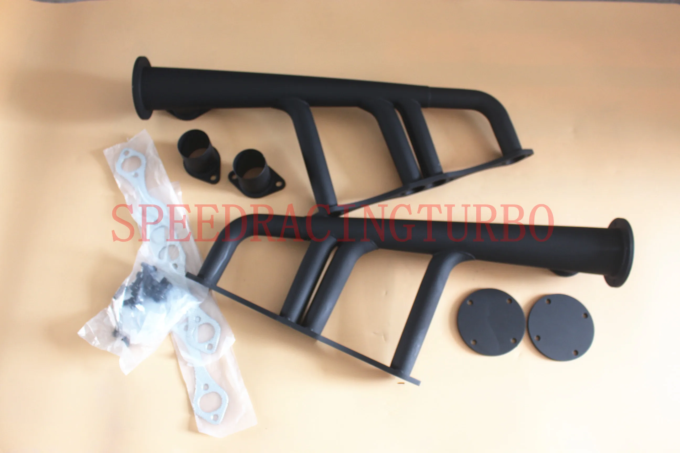 

BLACK LAKE STYLE HEADERS FOR SBC 265-400 V-8 CHEVYHOT ROD STREET RAT EXHAUST STAINLESS TURBO MANINFOLD TURBO DOWNPIPE ONE PAIR