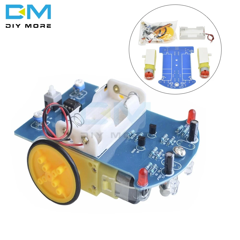 D2-1, умный робот-автомобиль, наборы, интеллектуальная линия слежения, машинка, светочувствительный робот, сделай сам, набор, патруль, автозапчасти, сделай сам, электронная игрушка